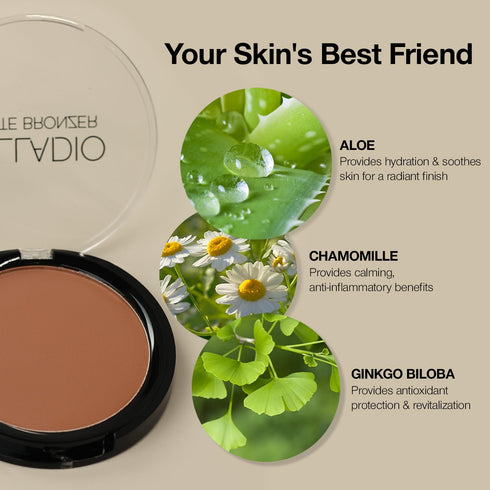 Palladio Matte Bronzer, No Tan Lines