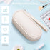 Teircno Tampon Holder for Purse, Portable Period Bag with Handle, Travel Pads Tampons Pouch, PU Leather Small Tampon