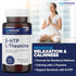 5-HTP Formula for Stress Relief - Relaxation Support for Teens and Adults with 5-HTP, L-Theanine, Vitamin B6, 60