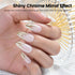 RARJSM Metallic Gel Liner Nail Art Set | Silver Bronze Gold 2pcs Mirror Chrome Gel Polish