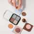 Beaupretty Empty Lipstick Palette, Magnetic Eyeshadow Palette with Mirror, Makeup Foundation Blush Container for Women
