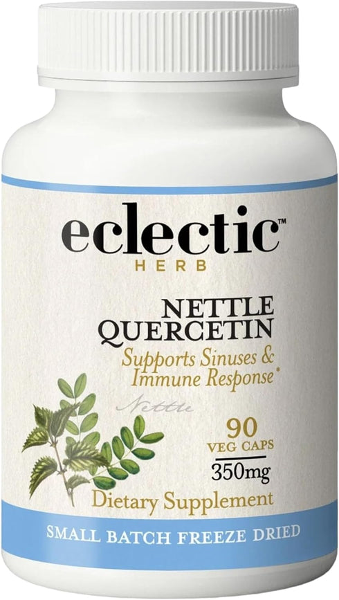 Eclectic Herb Nettle Quercetin Capsules, Non-GMO, Vegan, 90 CT