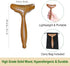 HappyStream 6.13.5 Lymphatic Drainage Massager, Wooden Massage Tools, Body Gua Sha Paddle. Wood Lymphatic Drainage Tool