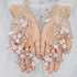Unsutuo Flower Bride Wedding Headbands - Silver Crystal Bridal Hair Vine for Women & Girls