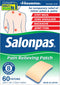 Salonpas Pain Relieving Patch for Back, Neck, Shoulder, Knee Pain, 60 Count, 8 Hour Relief