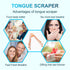 Wonder Care - 100% Copper Tongue Scraper, Ayurvedic Tongue Cleaner for Optimal Oral Hygiene (3 Pieces with Bag)