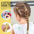 YGDZ Hair Accessories for Girl, 1753PCS Elastic Hair Ties Set, Colorful Hair Rubber Bands with Organizer Box, Cotton