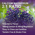 Calcium Magnesium Zinc Gummies with Vitamin D3, High Absorption Complex Supplement with Sea Moss & Elderberry, 60