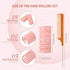 Syhood 16 Pieces Hair Roller Curlers, 1.18 Inch Plastic Hair Rollers with Steel Pintail Comb for Hairdressing