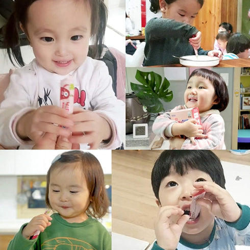 Vita Ginseng Kids Vitamin D, 7 Berries, Banana, 20 Vegetables, Milk Powder for Immune Support, Focus, 30 Packets