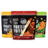 Twin Peaks Protein Puffs Variety Pack, Low Carb, Keto Friendly, 2.1 Ounce, 3 Pack, 60g, 42g Protein, 4g Carbs