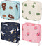 4Pcs Mini Menstrual Period Bag, Waterproof Tampon Organizer Pouch for Purse, First Period for Teen Girls