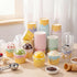 Jingmore 120 Pack 4 oz 5 Summer Ice Cream Paper Cups with Lids Disposable Ice Cream Bowls Paper Treat Dessert Cups