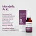Mandelic Acid 10% Anti-Aging AHA Facial Serum with Hyaluronic Acid - Targets Fine Lines, Dark Spots, and Wrinkles, 1 Oz