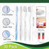 Disposable Toothbrushes with Toothpaste Individually Wrapped, Manual Disposable Travel Toothbrush Set for Adults Kids Travel Toiletries, 3 Colors, 30 Pack