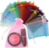 50pcs Organza Bags-Mix Color 3.54''x4.33'' Satin Drawstring Pouch for Wedding Party Favor Gift Bags