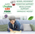 Lifeable Sugar Free Prebiotic Kids Fiber Gummies - 4g Fiber for Digestive Health, Great Tasting Vegetarian Supplements,