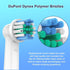 YEOSLL Braun,8 Pack 500/1000/1500/3000/3757/5000/7000/7500/8000 Replacement Toothbrush Heads Compatible with Oral B
