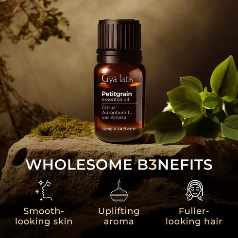 Set Set 2x0.34 oz Petitgrain Essential Oil for Skin & Juniper Essential Oil for Skin - Aromatherapy Grade Essential