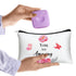 Hillban 10 Pcs Inspirational Gifts Bulk Cosmetic Bag, Employee Appreciation Gifts, You Are Amazing Loved Makeup Bags