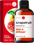 Set Set 2x1 oz Ginger Essential Oil for Belly Fat & Pain & Grapefruit Essential Oil for Diffuser - Aromatherapy Grade
