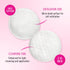 Swisspers Premium 100% Natural Exfoliating Cotton Pads, Hypoallergenic Rounds for Face and Eye Cleansing, 80 Count