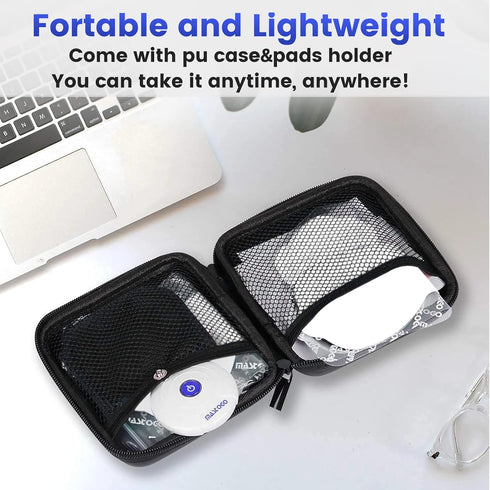 Wireless TENS & EMS Unit Back Pain Relief Massager - APP Controlled Bluetooth EMS Muscle Stimulator Machine for Back