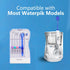 Replacement Tips for Waterpik Water Flosser, Waterpik Replacement Parts, Storage Case & AquaFlosser 6 Tips