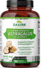 Zazzee Extra Strength Astragalus Root 20:1 Extract, 5000 mg Strength, 180 Vegan Capsules, 6 Month Supply