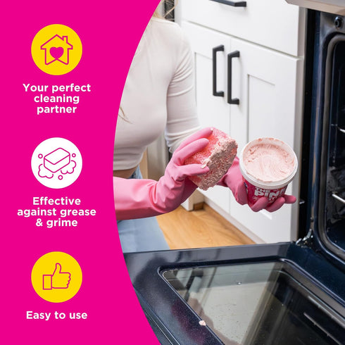 Pack Stardrops The Pink Stuff Ultimate Cleaning Miracle Cleaning Paste, Multi-Purpose Spray & Bathroom Foam Cuts