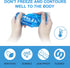 Gel Ice Packs for Injuries, Reusable 4 Pack Hot Cold Flexible Ice Packs, Gel Cold Compress for Pain Relief, Surgery