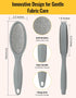 2 Pack Lint Brush Pet Hair Remover for Clothes and Couches, Dual Side, Gray