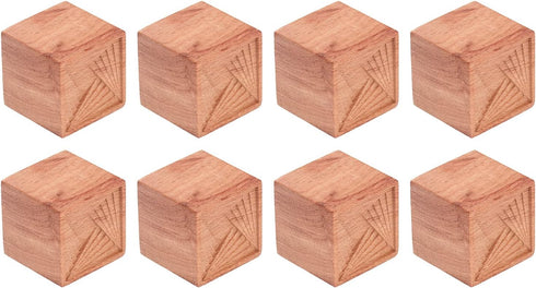 PinzqTrading 8 Pcs Rosewood Essential Oil Diffuser, Wood Aromatherapy Diffuser for Car Bedroom Office, Natural Wood