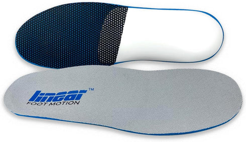 Linear Foot Motion Prescription-Grade Orthotic Insoles by High Arch Support Inserts for Men & Women