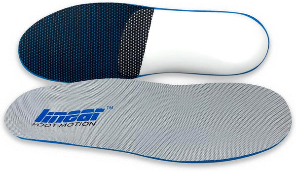 Linear Foot Motion Prescription-Grade Orthotic Insoles by High Arch Support Inserts for Men & Women