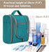 Narwey Hanging Travel Toiletry Bag, Cosmetic Makeup Organizer for Women and Men, Medium Teal