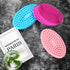 TDHDIKE Silicone Body Scrubber Loofah, Set of 3 Soft Exfoliating Bath Shower Scrubbers