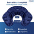 REVIX Microwavable Neck Warmer Heating Pad with Moist Heat for Neck, Shoulders, and Back Pain Relief