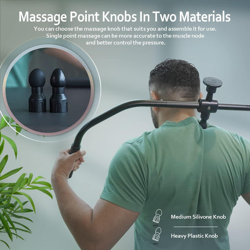 Strict Trigger Point Massage Cane Back and Neck Massager for Muscle Pain Relief and Self-Massage Therapy Handheld Back