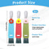 Qianyu 3 Pack 3 in 1 Cup Lid Cleaning Brush Set, Multifunctional Insulation Bottle Cleaning Tools for Home Kitchen