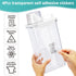 Laundry Detergent Dispenser-2 Pack, 78 oz Detergent Dispenser with 4 Removable Labels, Laundry Soap Dispenser for Laundry Room Organization and Storage, BPA Free & PET Plastic Clear by Bikkii