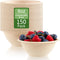 150 Pack 8 oz Paper Bowls, Disposable Small Compostable Soup Bowls for Ice Cream, Desserts, Pet Food