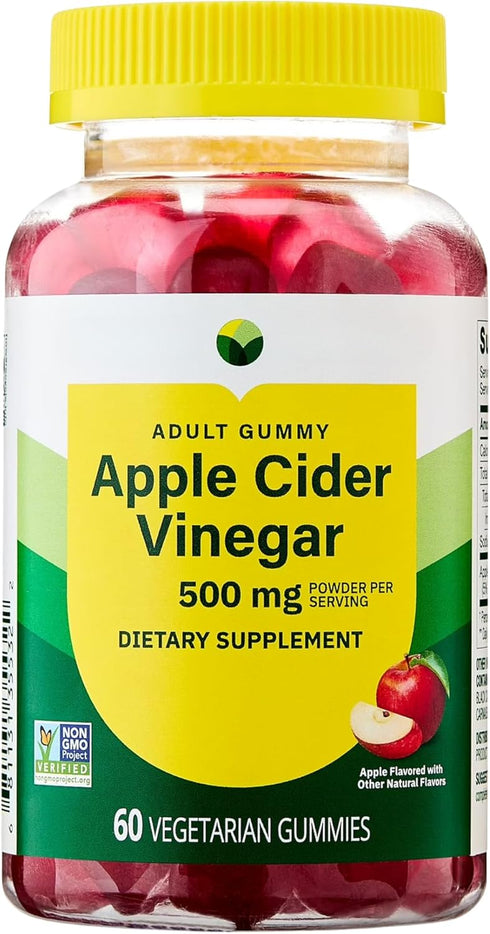 KP+ Gummies 500 60 Gummies Pack 1 Apple Cider Vinegar | mg | Vegetarian | Supports Digestive Health |