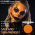 UCANBE Orange Face Body Paint Makeup Foundation, Professional Blendable Cream Greasepaint for Halloween Party