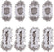 8 Pcs Mop Slippers Socks - Washable Reusable Microfiber Shoe Covers for House Cleaning (Grey).
