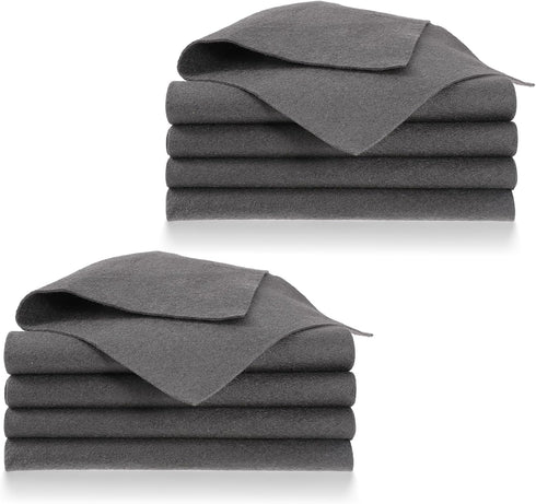 Qulkws 10 Pack Thickened Magic Cleaning Cloth Reusable Microfiber Cleaning Rag Bsorbent Magic