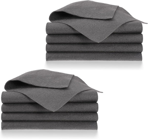 Qulkws 10 Pack Thickened Magic Cleaning Cloth Reusable Microfiber Cleaning Rag Bsorbent Magic