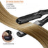 LOVANI Mini Flat Iron, Tourmaline Ceramic Small Hair Straightener, Dual Voltage Travel Hair Iron with Insulated Bag