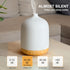 kakoda 250ml Ceramic Essential Oil Diffusers for Home, Decorative Bedroom Aromatherapy Scent Air Diffuser Ultrasonic