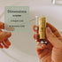 Vegan Bamboo Charcoal Dental Floss, 33 Yards x2, Gold Stainless Steel Container, Peppermint, Eco Friendly